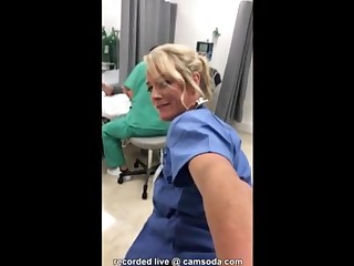 materfamilias nurse gets fired for showcasing vagina (nurse420 insusceptible to camsoda)